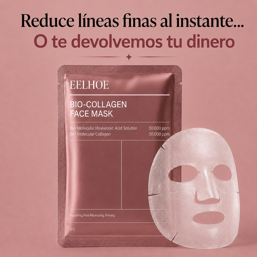 Pack de 10 Mascarillas Faciales de Colágeno Hidratante | The Nice Deal Beauty