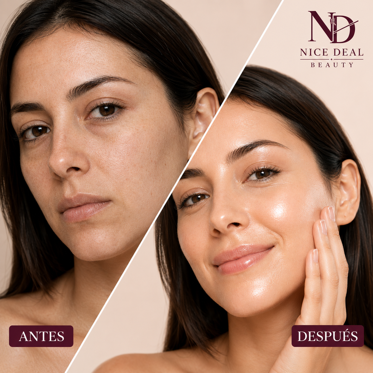 Mascarilla de colágeno biológico de acción profunda | The Nice Deal Beauty