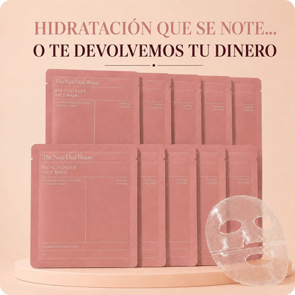 Mascarilla de colágeno biológico de acción profunda | The Nice Deal Beauty