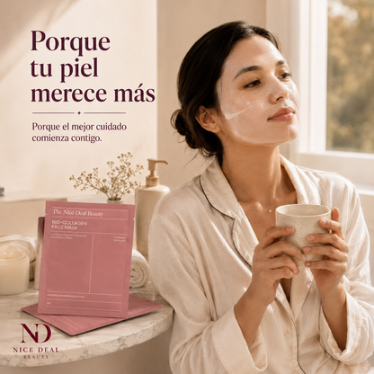 Mascarilla de colágeno biológico de acción profunda | The Nice Deal Beauty